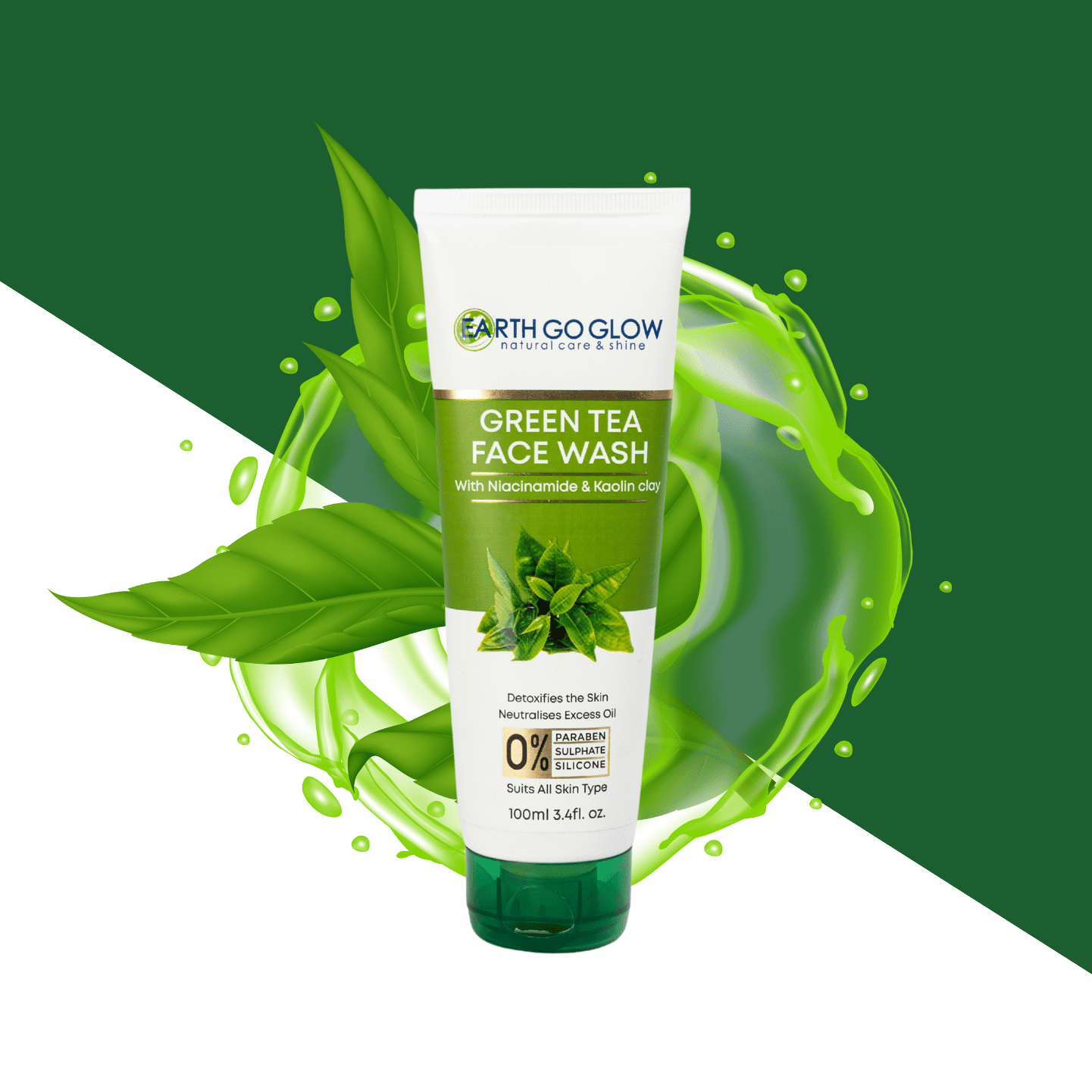 Refresh and purify your skin with our Green Tea Pore Cleansing Face Wash