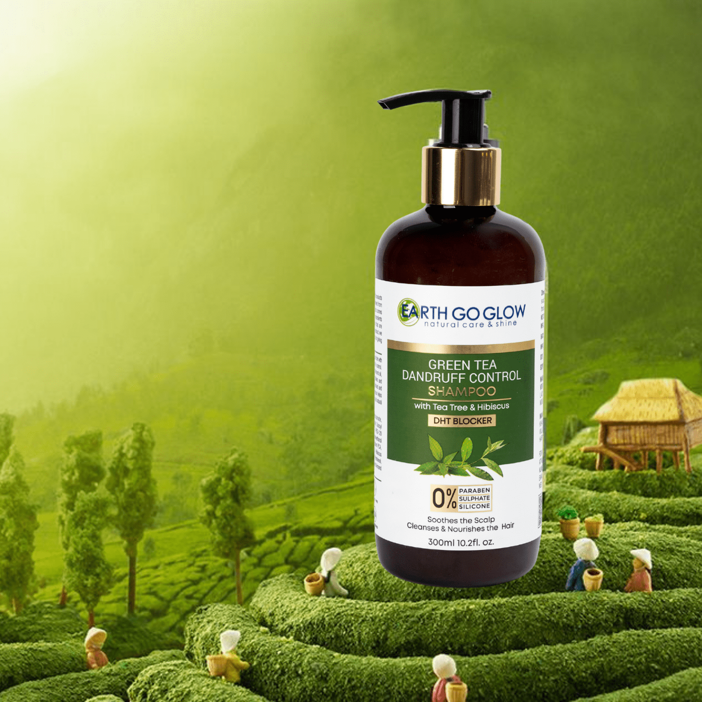  Green Tea & Tea Tree Anti-Dandruff Shampoo 