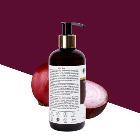 Onion Shampoo is a hair fall control shampoo that contains the goodness of onion 